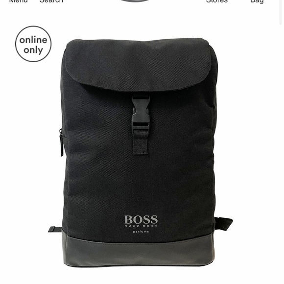 hugo boss black backpack